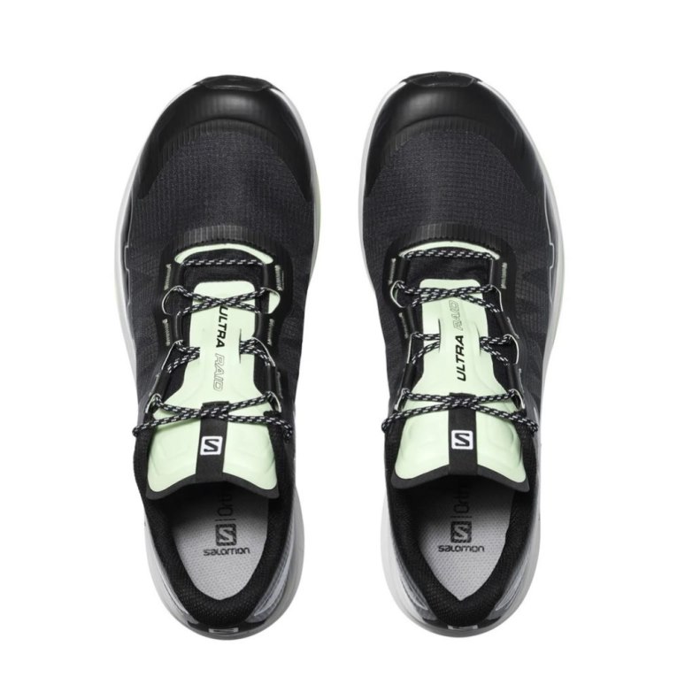 Black / Mint Salomon Ultra Raid Men's Sneakers | IE ZJ9732